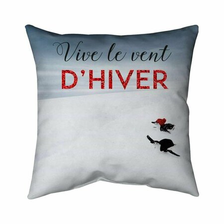 FONDO 26 x 26 in. Jingle All The Way-Double Sided Print Indoor Pillow FO3336579